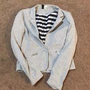 A grey Blazer